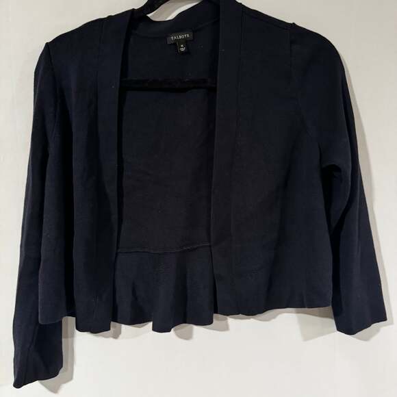 Talbots Sweaters - Talbots Women's Navy Blue Sweater Shrug